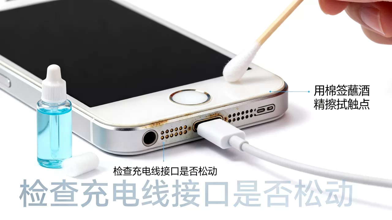 iphone5s触点不充电怎么办，iphone5s触点
