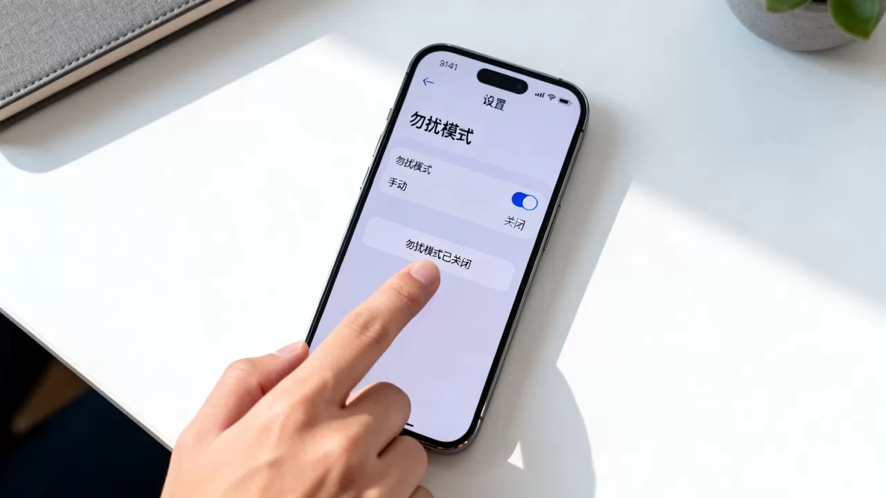 iphone开启了勿扰模式怎么取消，iphone勿扰模式