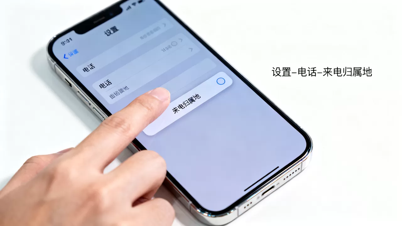 iphone手机来电归属地怎么查，iphone来电归属地