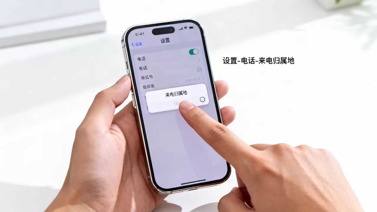 iphone手机来电归属地怎么查，iphone来电归属地