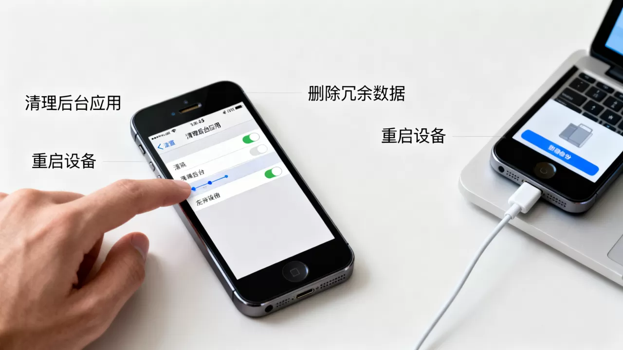 iphone5 9.2.1卡怎么办，iphone5系统卡顿解决方法