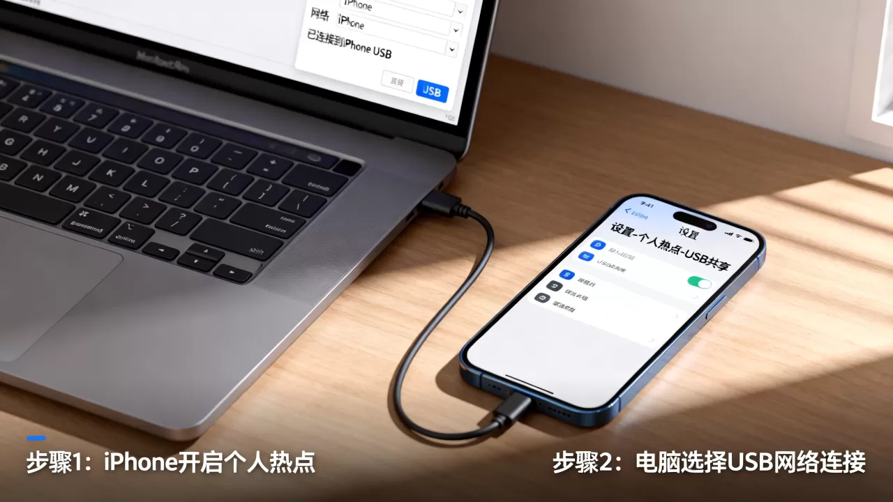 电脑通过iphone usb上网,iphone数据线连接电脑怎么共享网络 电脑通过iphone usb上网,iphone数据线连接电脑怎么共享网络