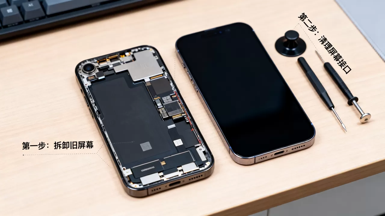 iphone后压屏幕怎么换,iphone换屏 iphone后压屏幕怎么换,iphone换屏