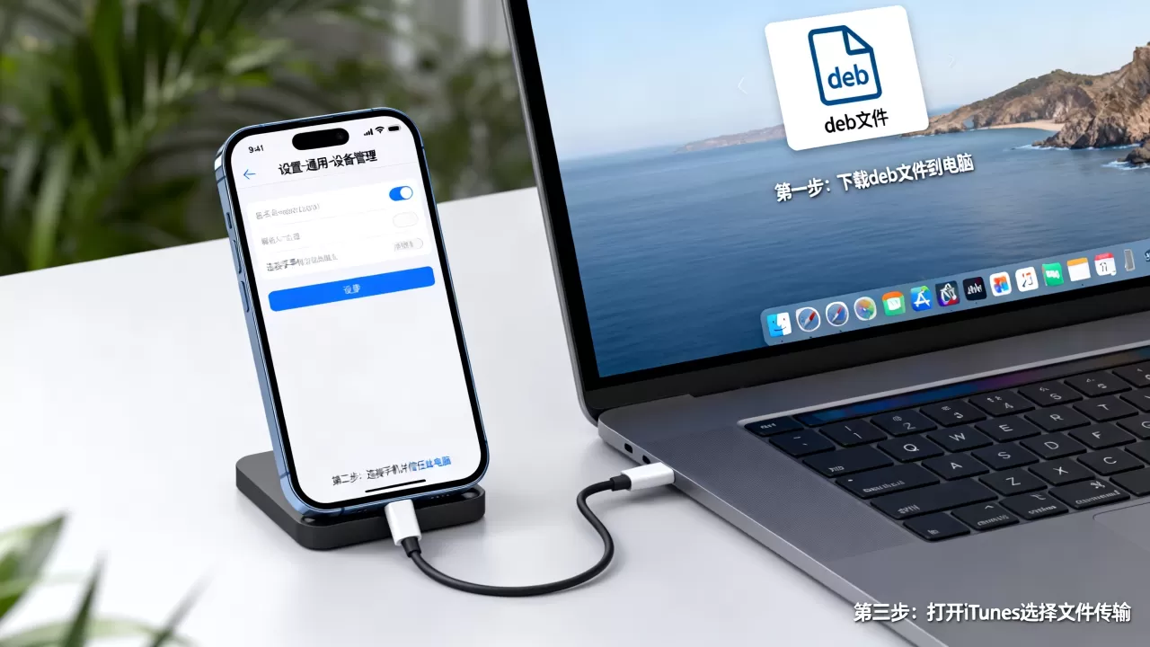 iphone怎么安装deb，iphone安装deb文件教程