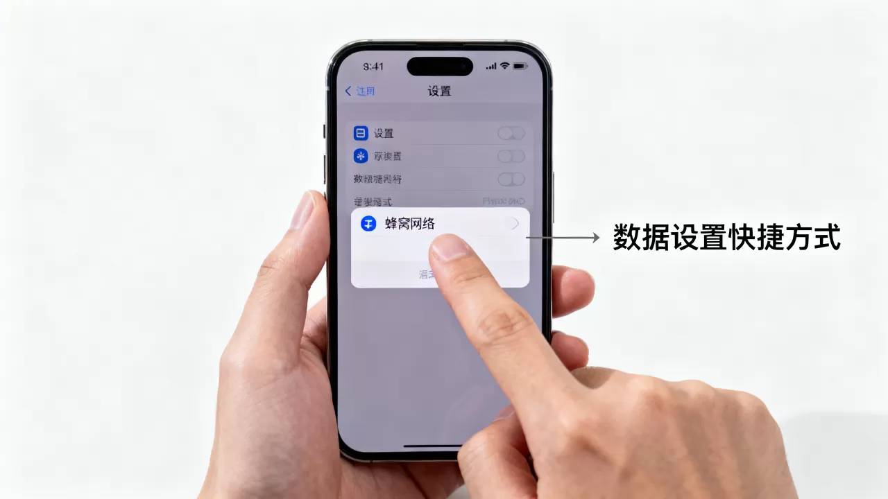 iPhone数据设置快捷方式在哪?iPhone数据设置快捷 iPhone数据设置快捷方式在哪?iPhone数据设置快捷