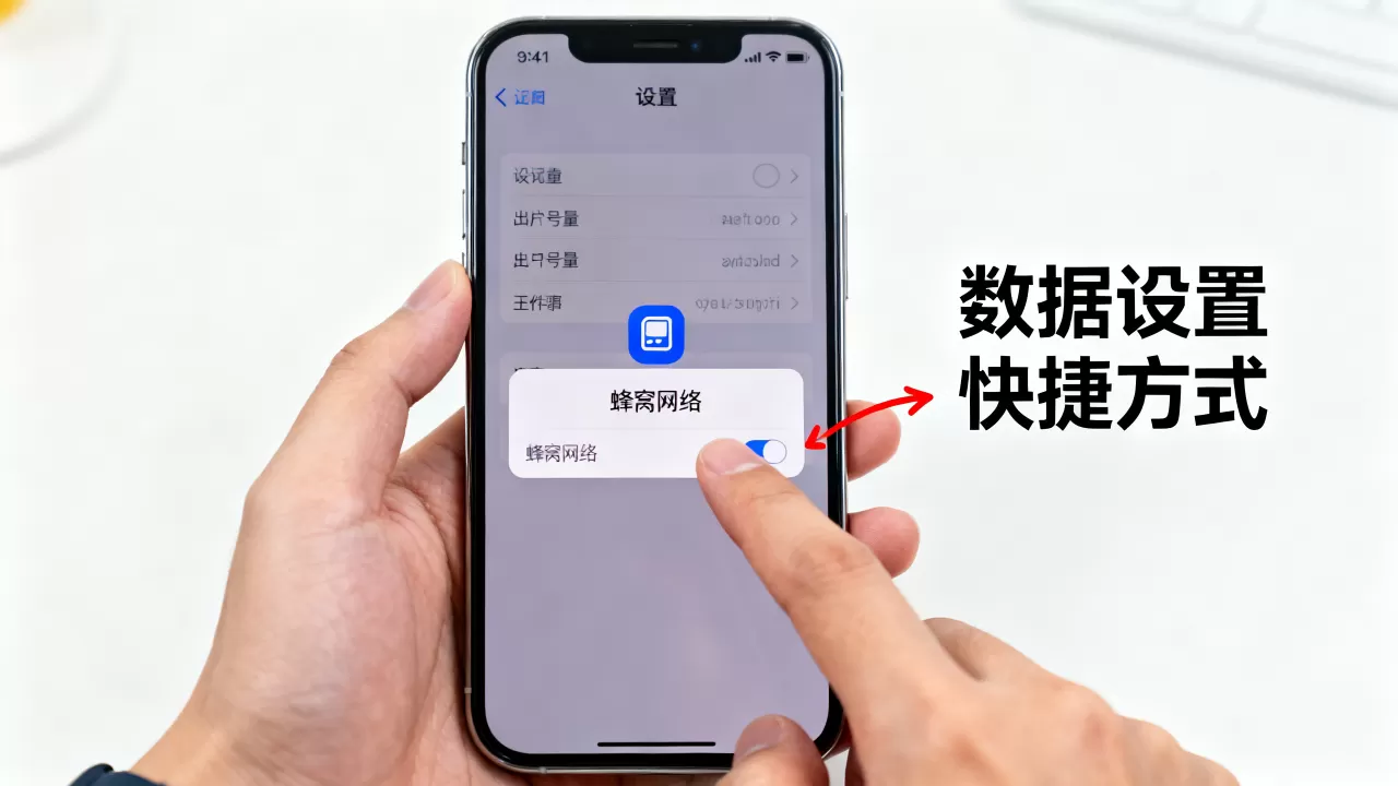 iPhone数据设置快捷方式在哪?iPhone数据设置快捷 iPhone数据设置快捷方式在哪?iPhone数据设置快捷