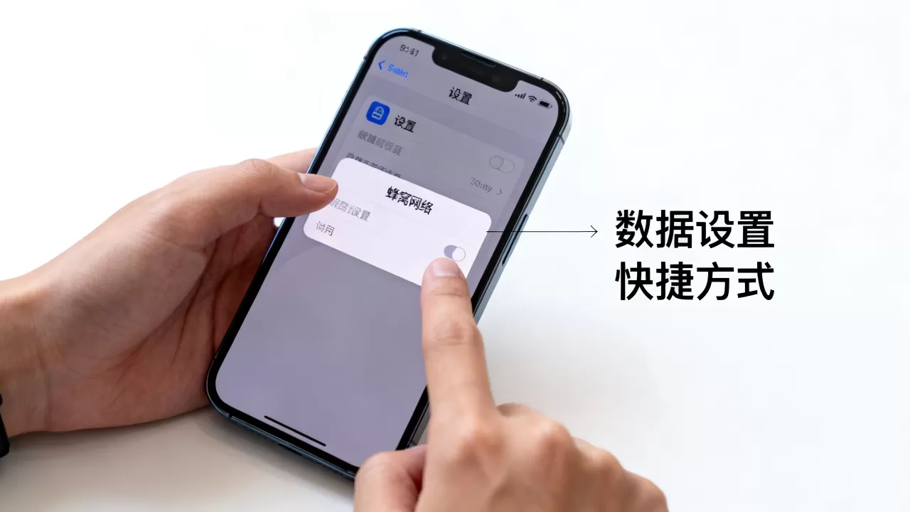 iPhone数据设置快捷方式在哪?iPhone数据设置快捷 iPhone数据设置快捷方式在哪?iPhone数据设置快捷