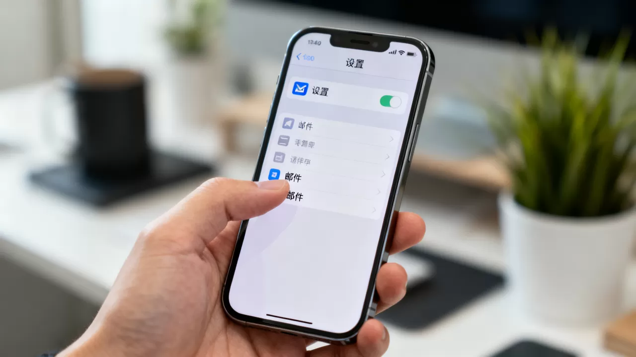 iPhone收发邮件怎么设置，iPhone收发邮件