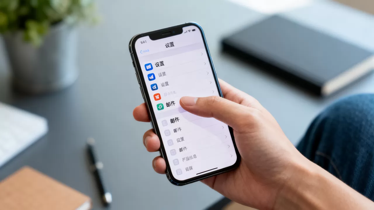 iPhone收发邮件怎么设置，iPhone收发邮件