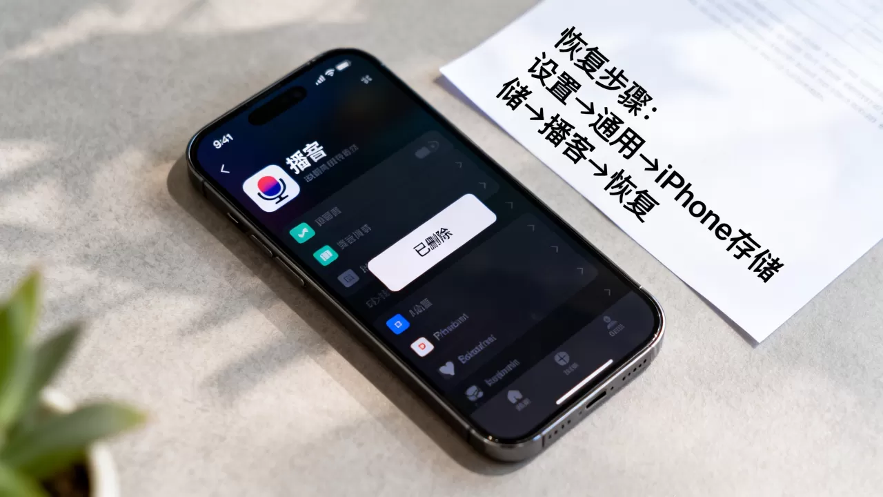iphone播客删除了怎么恢复,iphone播客删除 iphone播客删除了怎么恢复,iphone播客删除