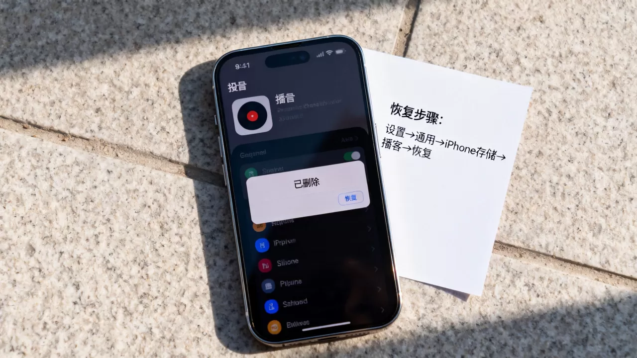 iphone播客删除了怎么恢复,iphone播客删除 iphone播客删除了怎么恢复,iphone播客删除