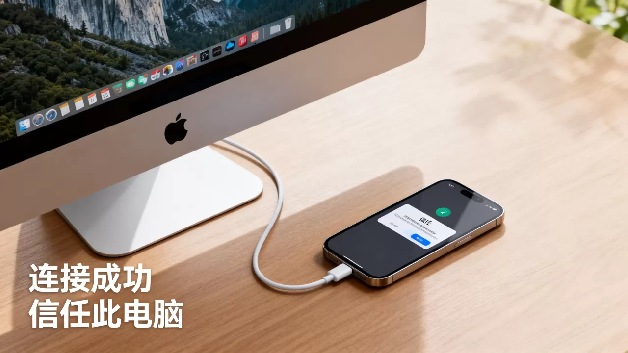 mac如何连接iphone，mac怎么连接iphone