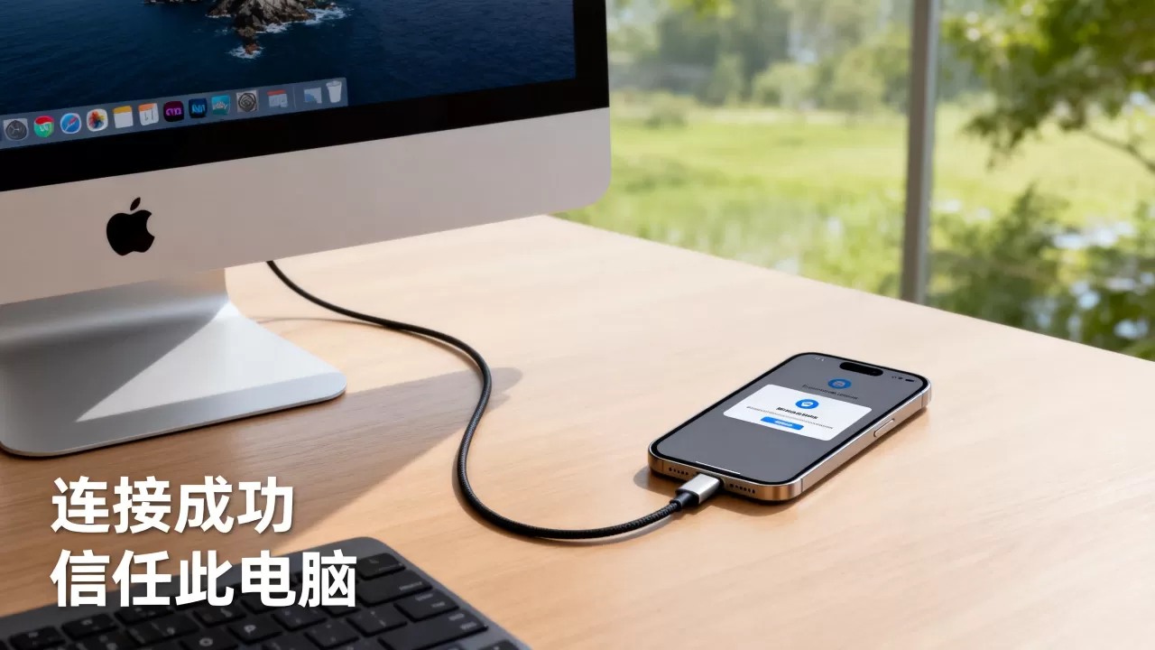 mac如何连接iphone，mac怎么连接iphone