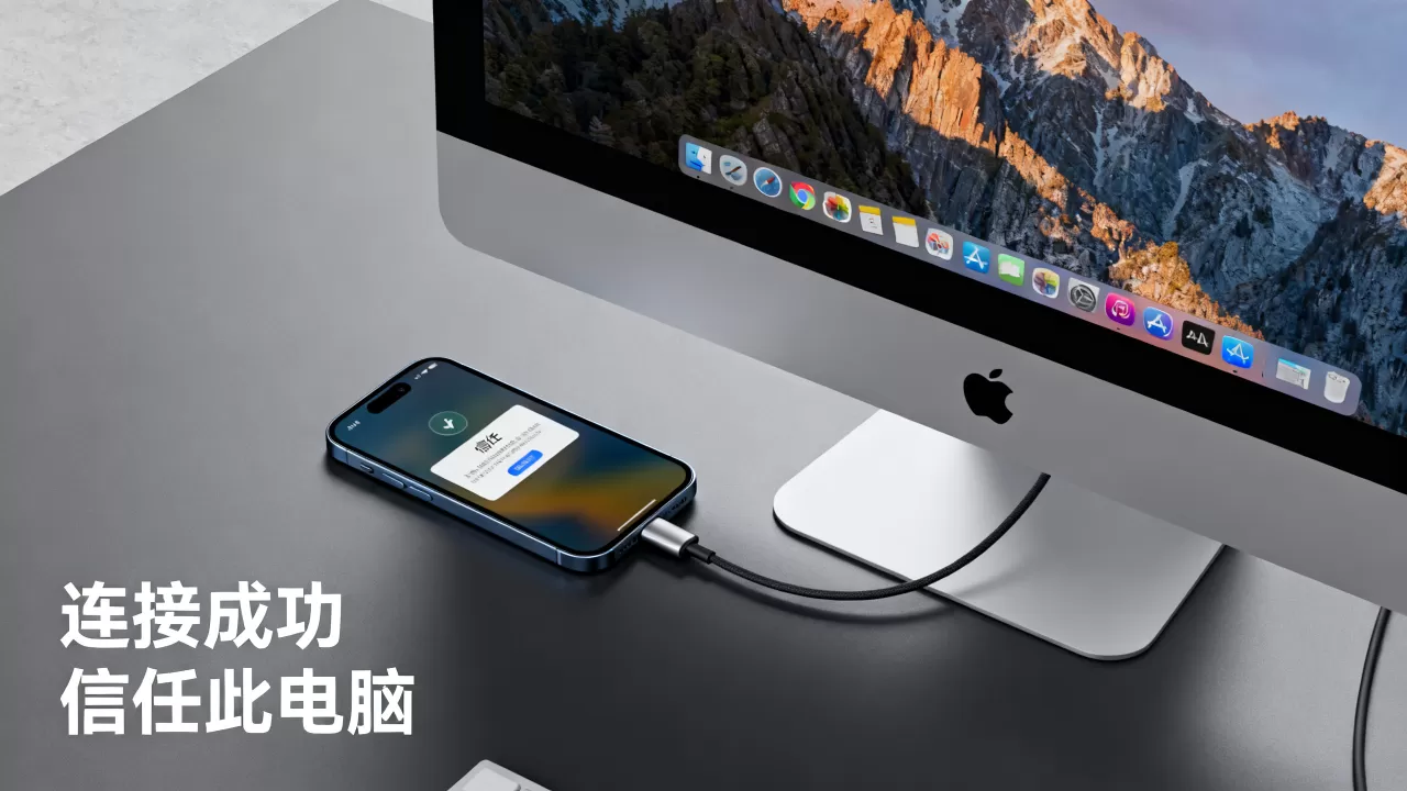 mac如何连接iphone，mac怎么连接iphone