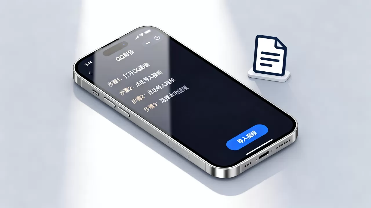 iphone qq影音导入视频失败，iphone怎么导入视频到qq影音