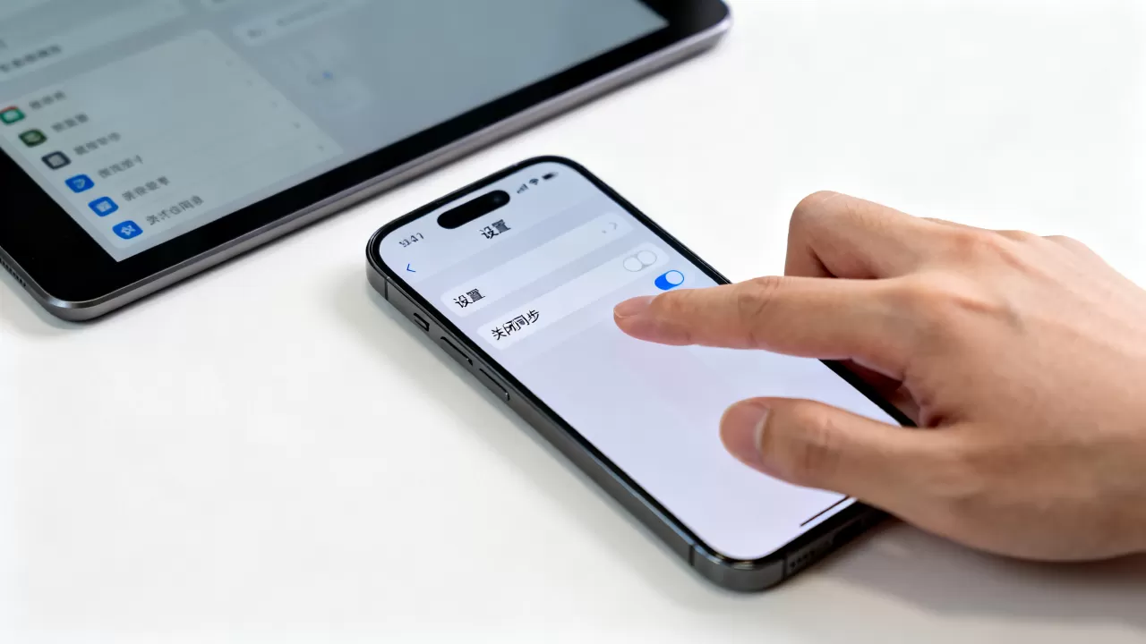 关闭iphone ipad同步怎么操作，iphone和ipad同步设置