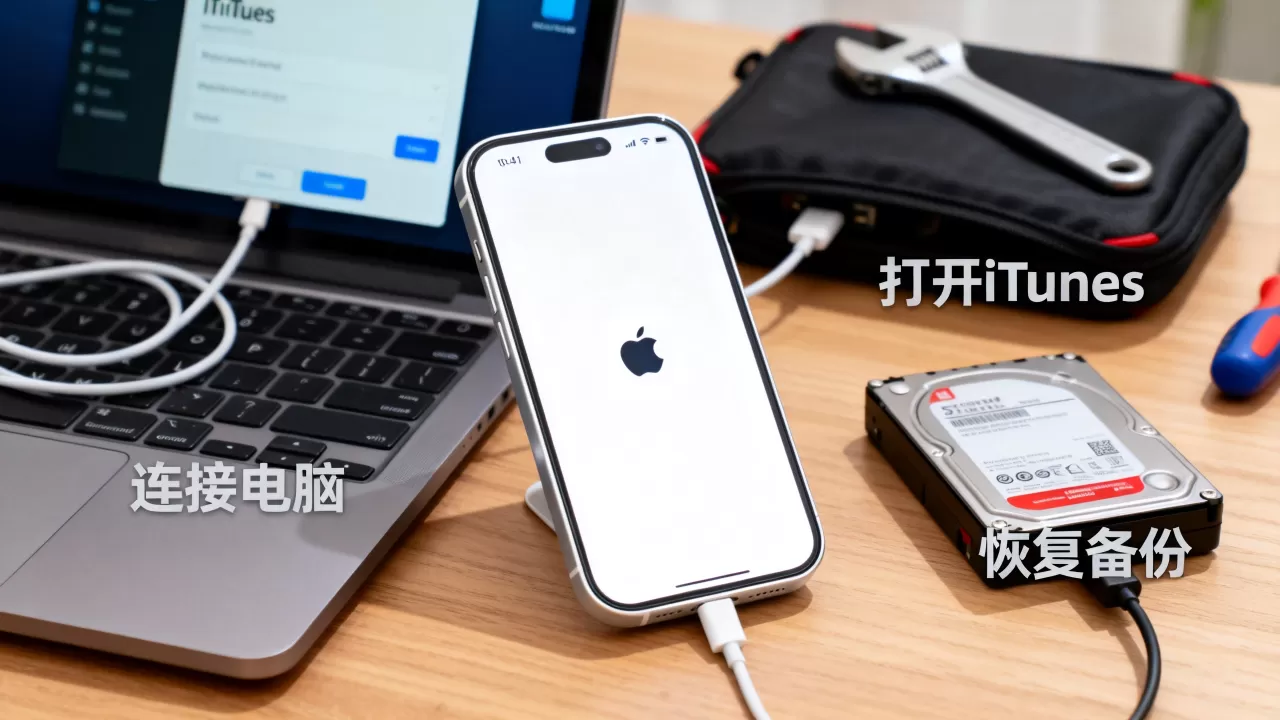 iphone白苹果照片丢失怎么办，iphone白苹果恢复照片
