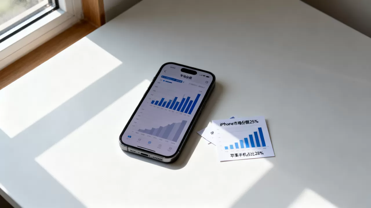 iphone手机占比多少?苹果手机市场份额是多少 iphone手机占比多少?苹果手机市场份额是多少