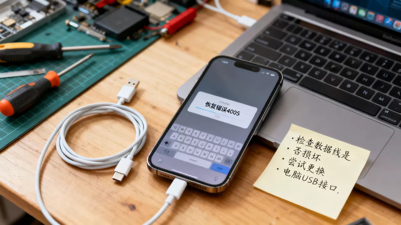 iPhone恢复错误4005怎么办，iPhone恢复错误4005
