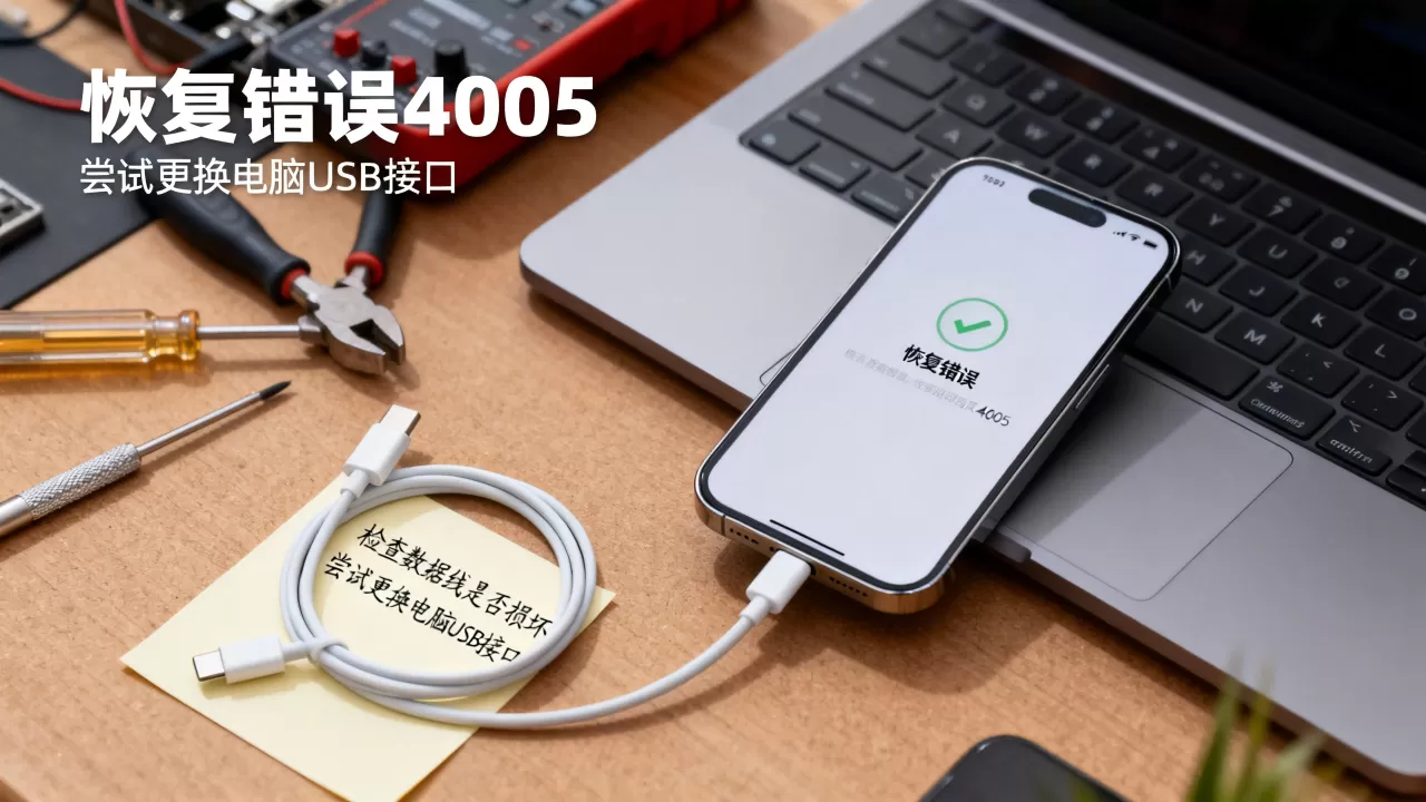 iPhone恢复错误4005怎么办，iPhone恢复错误4005