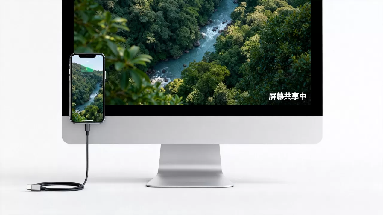 iphone电脑怎么屏幕共享，iphone电脑屏幕共享
