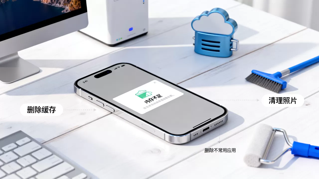iPhone内存突然满了怎么办，iPhone内存不足清理