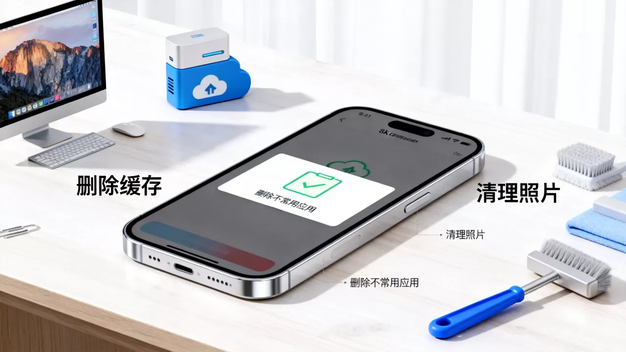 iPhone内存突然满了怎么办，iPhone内存不足清理