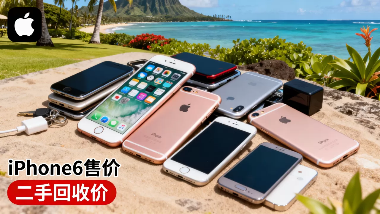 夏威夷iphone6多少钱，夏威夷二手手机回收价格