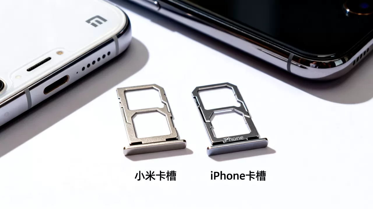 小米iphone能共用sim卡吗，小米iphone卡槽区别