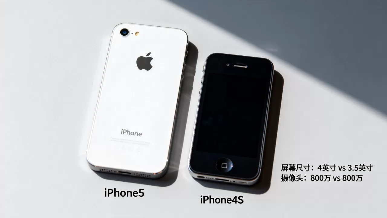 iphone5与iphone4s哪个好，iphone5和4s区别大吗