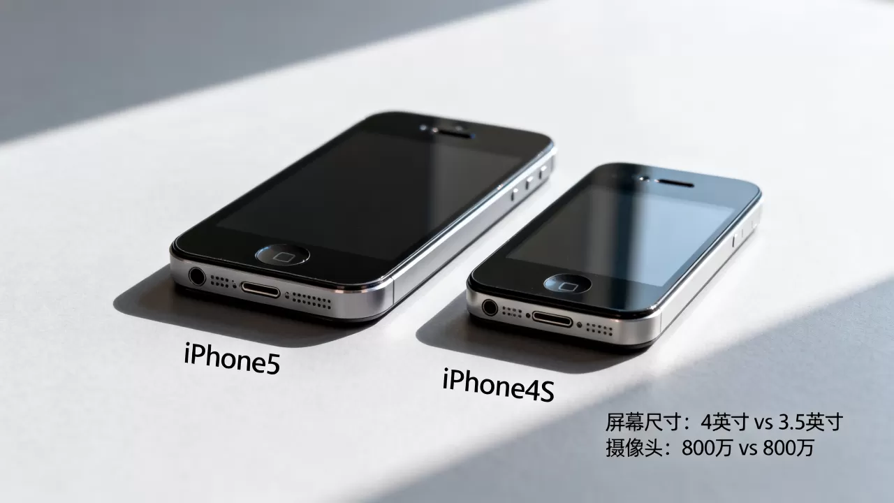 iphone5与iphone4s哪个好，iphone5和4s区别大吗