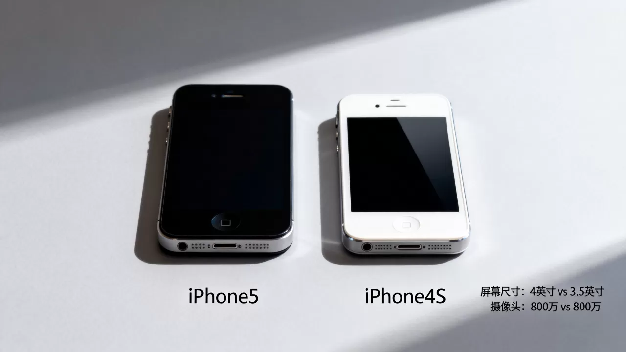 iphone5与iphone4s哪个好，iphone5和4s区别大吗