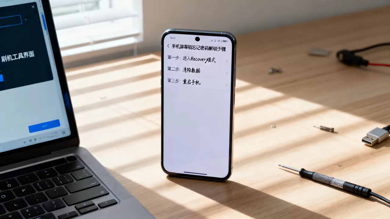手机屏幕锁如何刷机，手机屏幕锁忘记密码怎么解锁