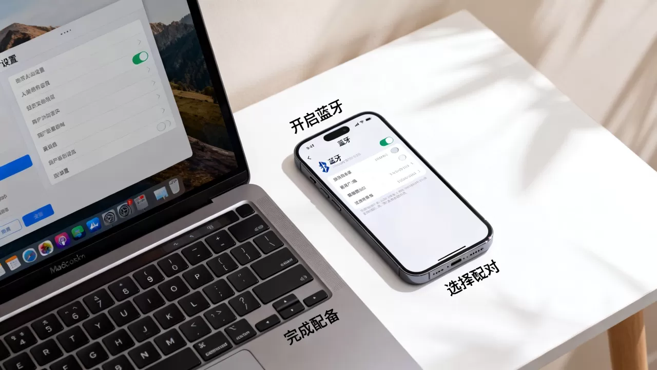mac和iphone无线同步怎么设置，mac iphone 无线同步