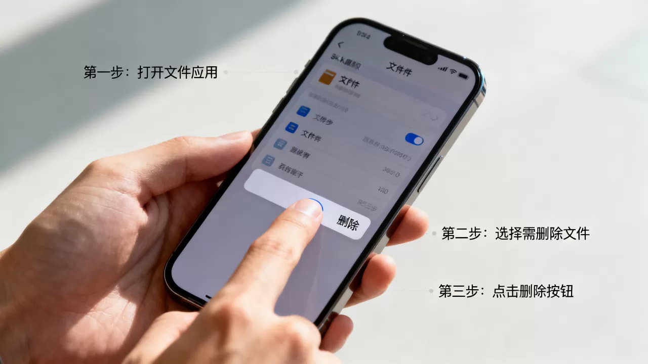 iphone怎样删除文件，iphone删除文件的方法