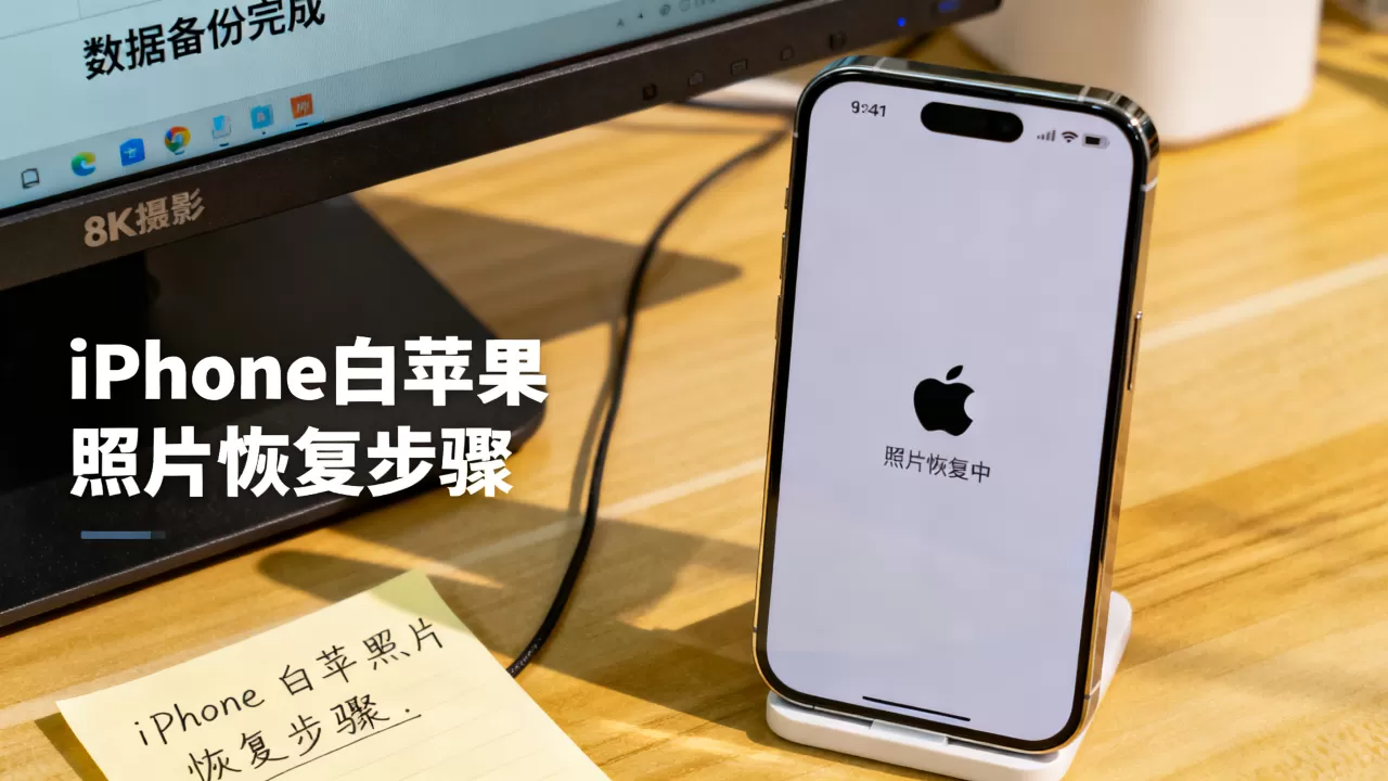 iPhone白苹果照片删了怎么恢复？iPhone白苹果照片恢复