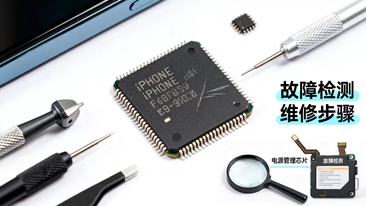 iphone电源管理芯片坏了怎么办，iphone电源管理芯片