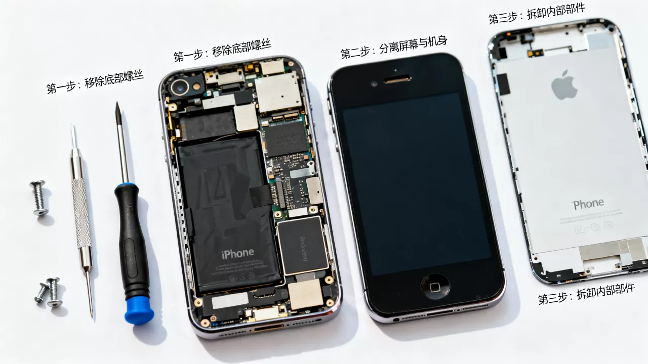 iPhone4怎么拆开?iPhone4拆机教程 iPhone4怎么拆开?iPhone4拆机教程
