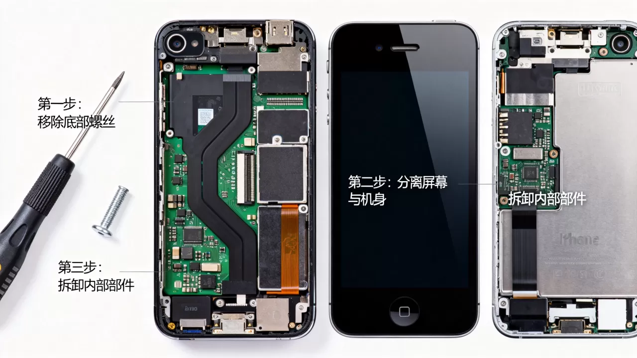 iPhone4怎么拆开?iPhone4拆机教程 iPhone4怎么拆开?iPhone4拆机教程
