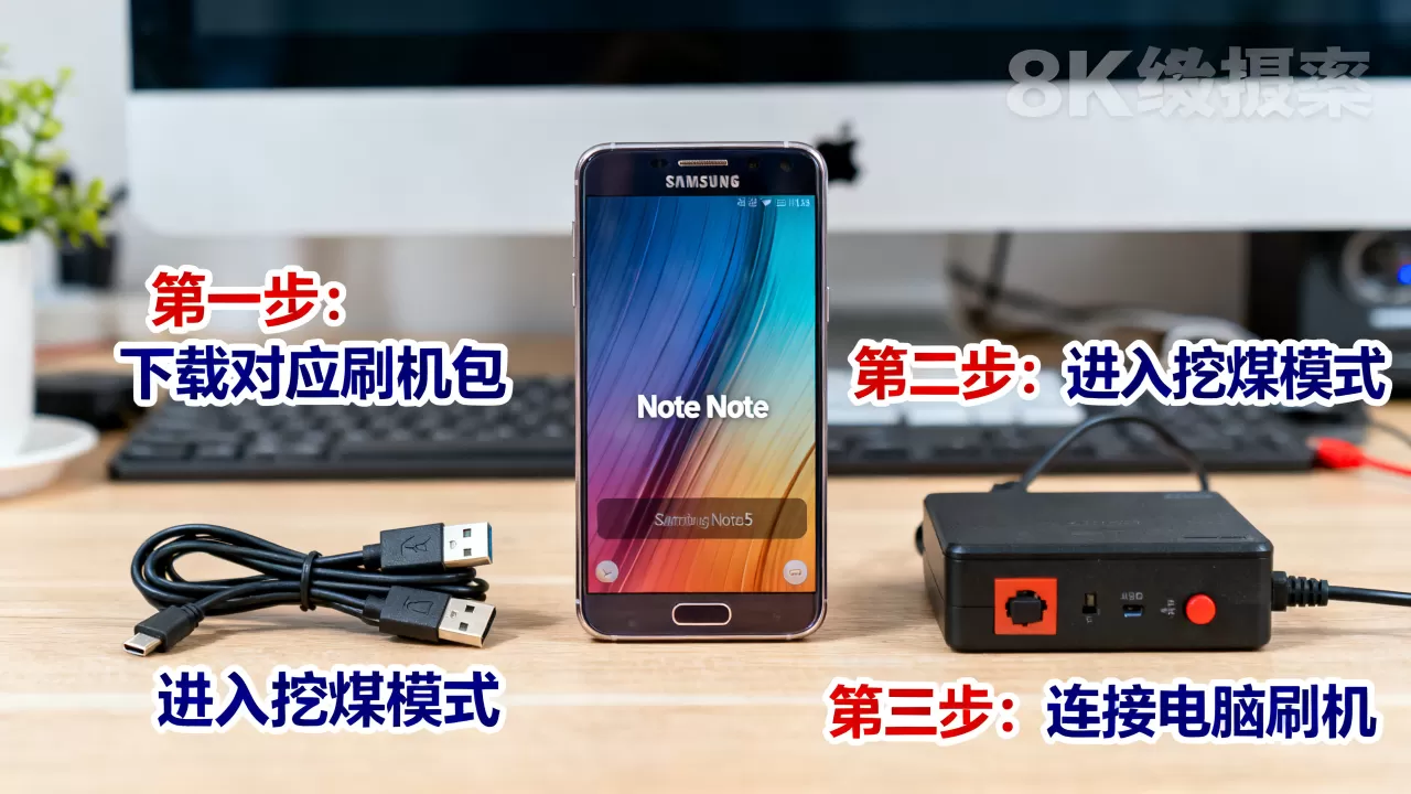 美版note5刷机教程，三星note5怎么刷机