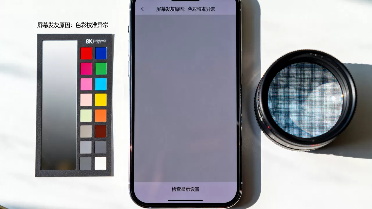 iphone屏幕发灰怎么回事，iphone屏幕发灰