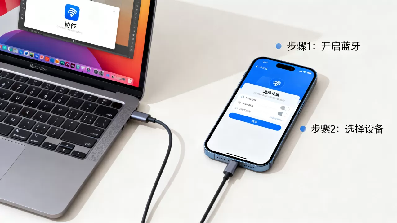 iphone如何与macbook连接,iphone与macbook无缝协作 iphone如何与macbook连接,iphone与macbook无缝协作