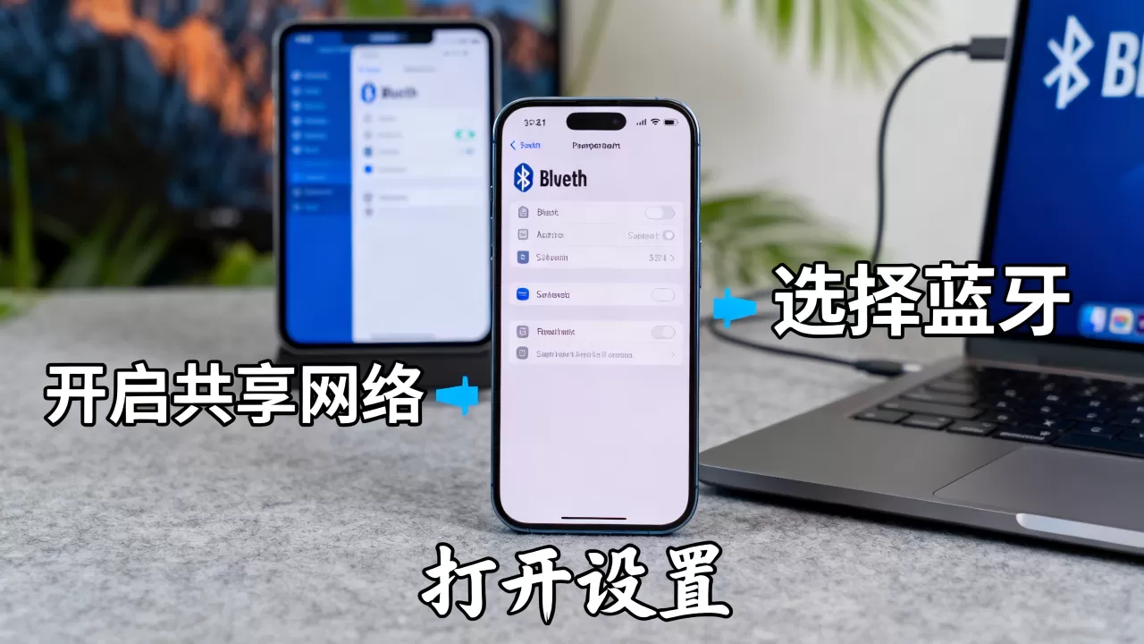 iPhone蓝牙共享网络怎么设置？iPhone蓝牙共享网络