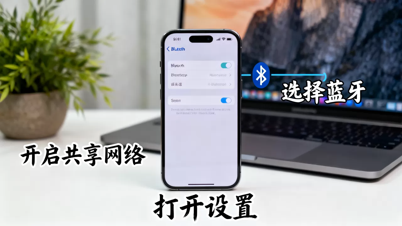 iPhone蓝牙共享网络怎么设置？iPhone蓝牙共享网络