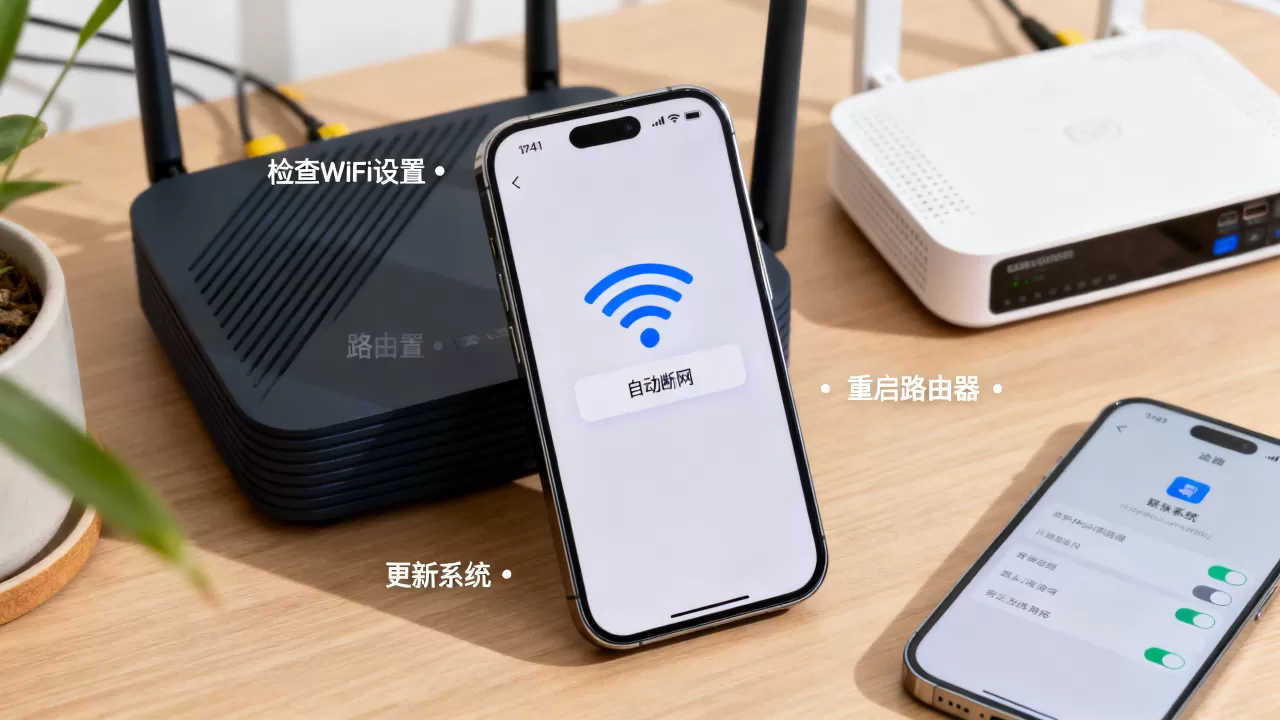 iphone wifi 自动断网怎么办，iphone wifi 自动断