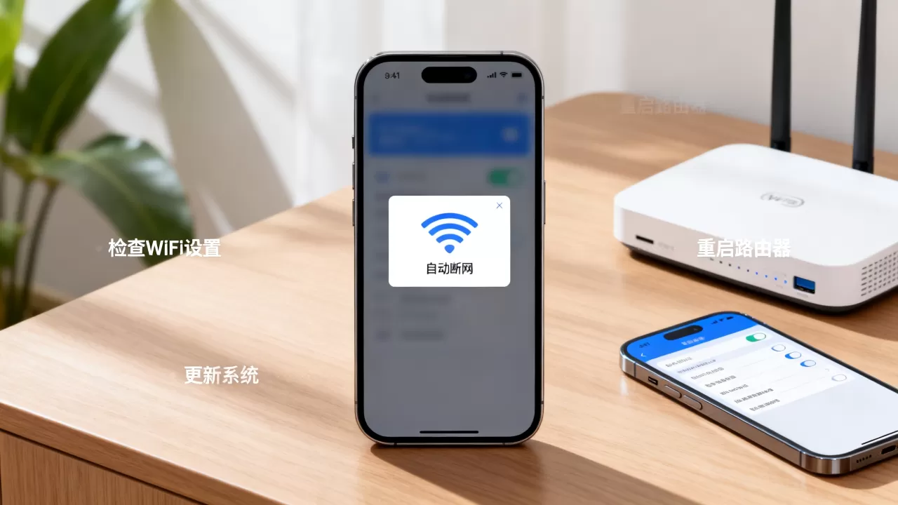 iphone wifi 自动断网怎么办，iphone wifi 自动断