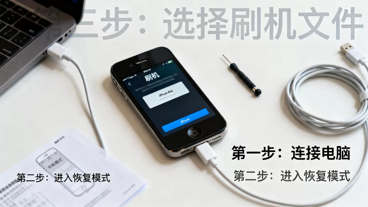 4s强行刷机变砖怎么办，苹果手机刷机教程