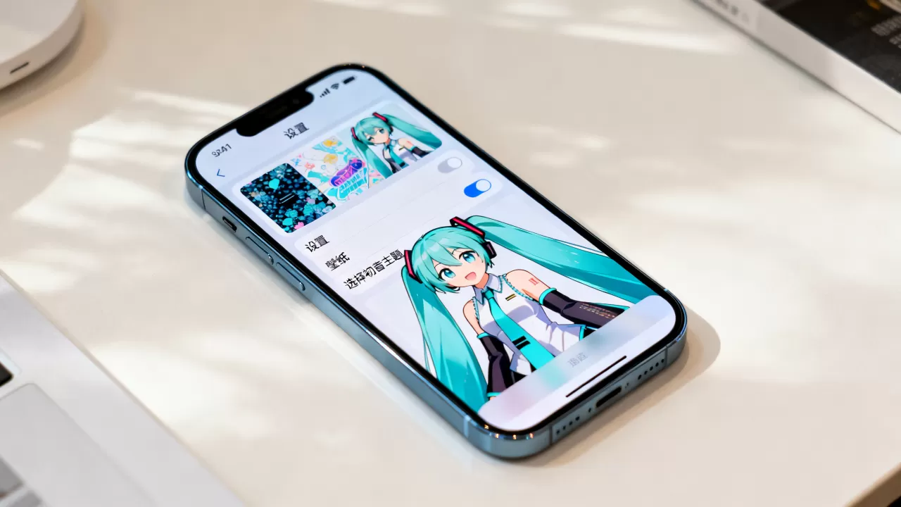 iphone初音主题怎么设置,iphone初音主题 iphone初音主题怎么设置,iphone初音主题