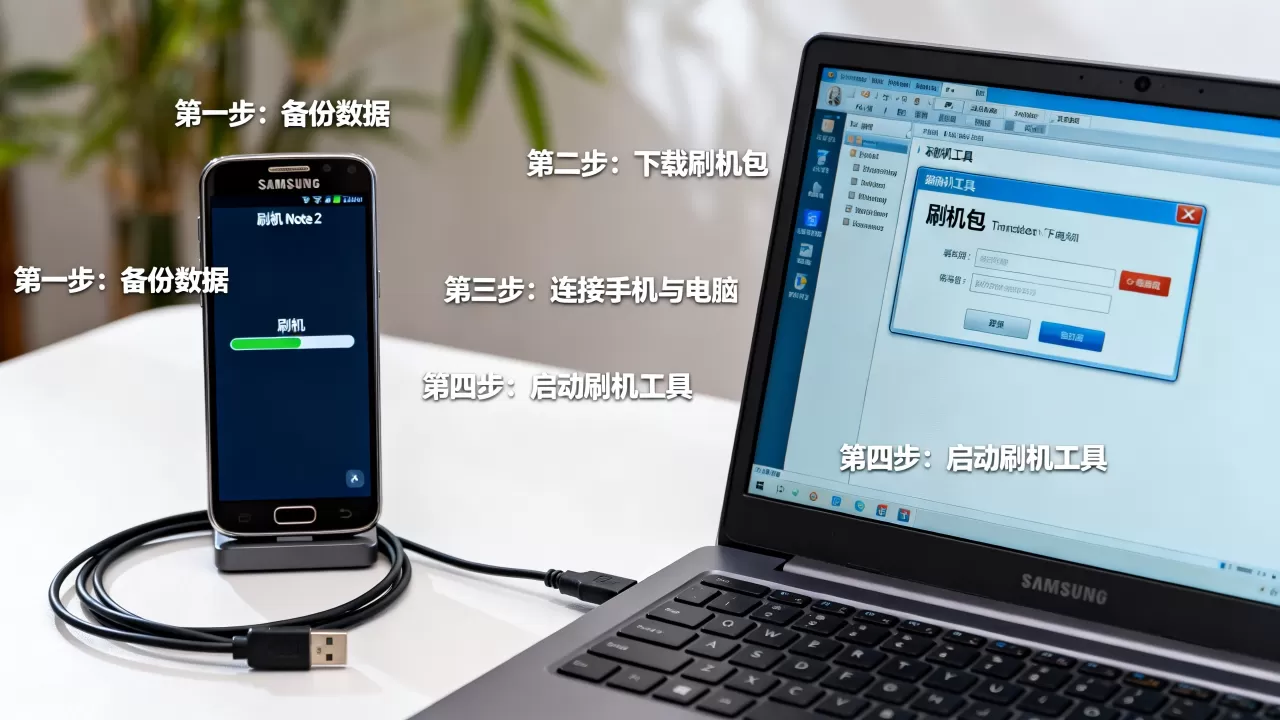 note2刷机4.3教程，三星note2刷机4.3失败怎么办