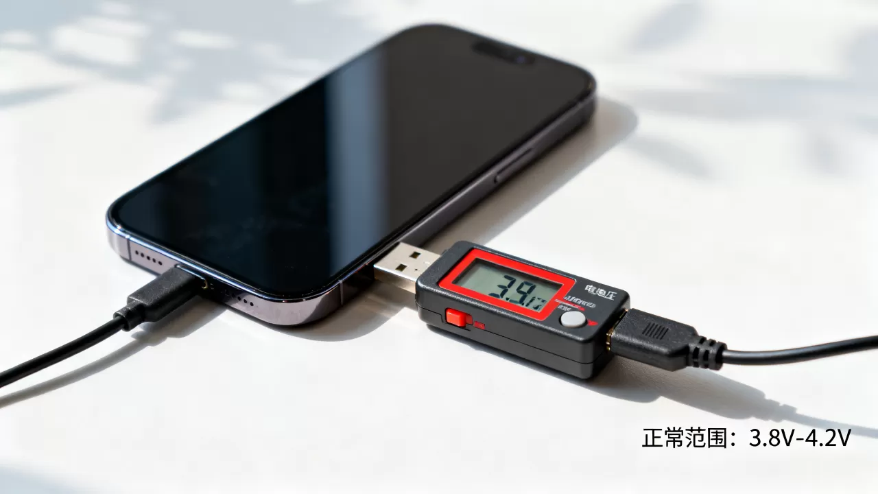 iphone开机电压是多少正常？iphone开机电压